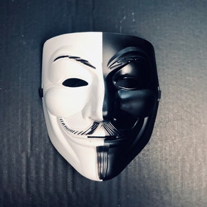 Masquerade Masks DIY V for Vendetta Guy Fawkes mask Purge Mask Custom Color