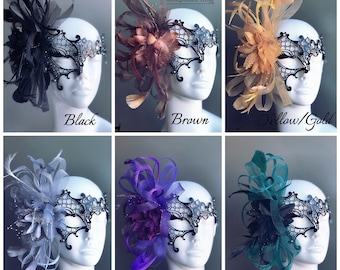 Lace Masquerade Mask for Prom Masquerade Ball Prom Dress Mask, Masquerade Weddings, Bridal Great Gatsby Dress, Masquerade Masks