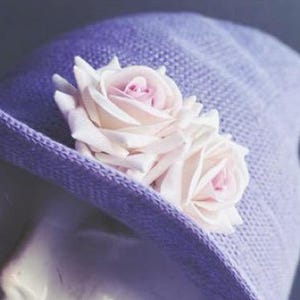 Light Pink Rose Hair Clip Floral Accessory Flower Hair Clip Fascinator Accessory Hat Clip Fascinator Clip Halloween Accessory (CLIP ONLY)