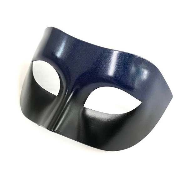 Blue Mens Venetian Mask - Ombre Mask for Masquerade Ball Prom Party