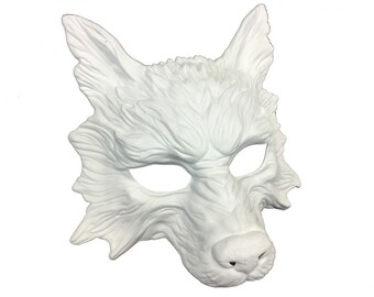 Wolf Mask Etsy