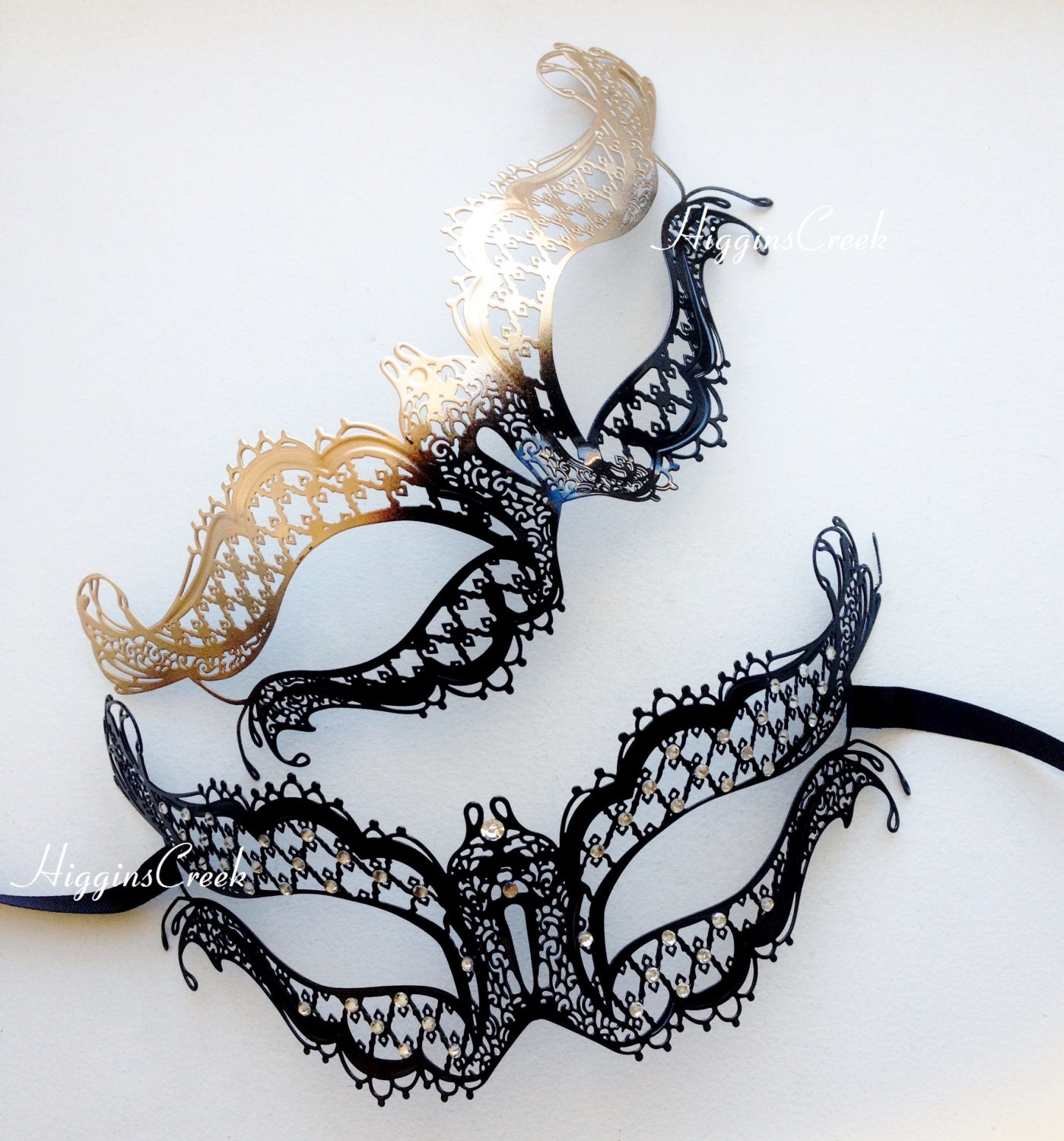 Venetian Mardi Gras Masquerade Mask worn by Elena Gilbert (Nina Dobrev) in  The Vampire Diaries