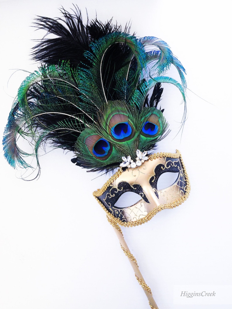 Couples Masquerade Masks With Sticks Holding Stick Mask Etsy