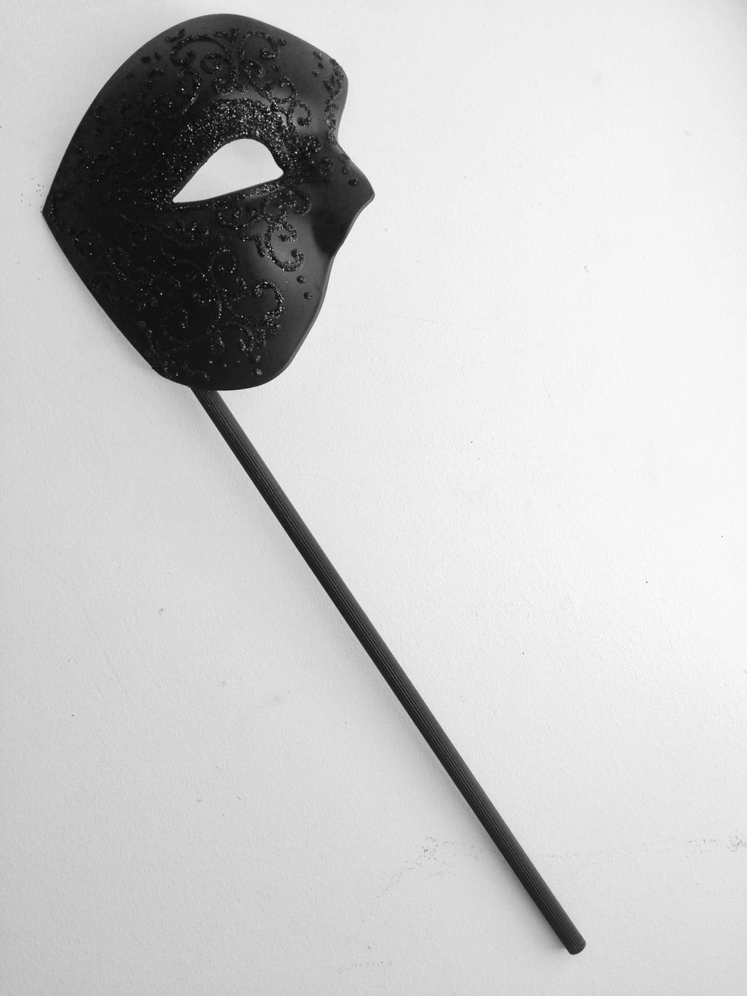 Mens Masquerade Masks Mens Mask on Stick Mens Half Face Etsy