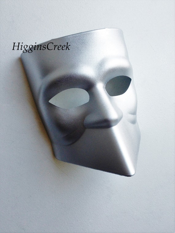 メンズ用ブラックバウタマスク（DIY） - フルフェイスのベネチアン