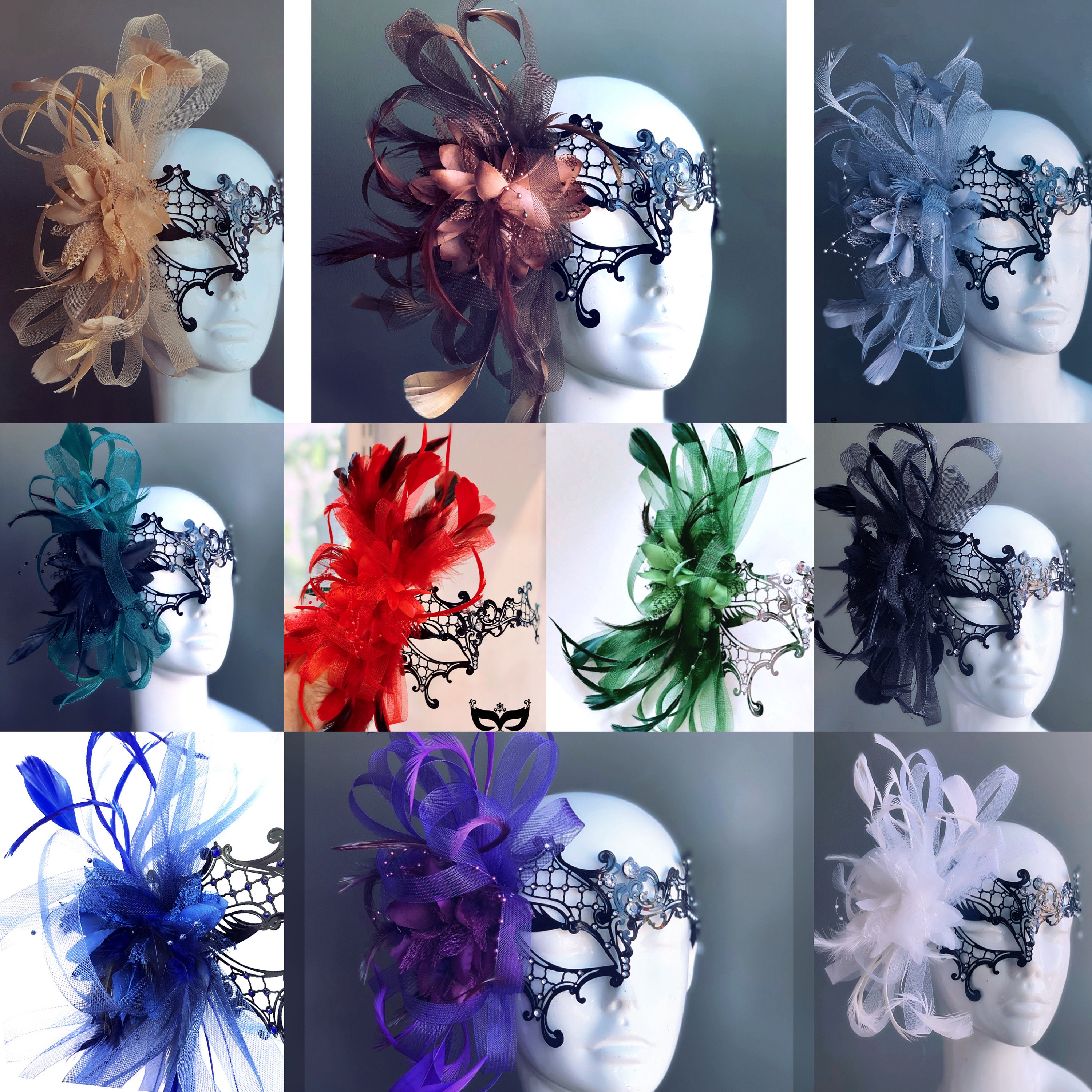 Popularity Masquerade Popular Black Feathers Masquerade Mask for Women - Etsy