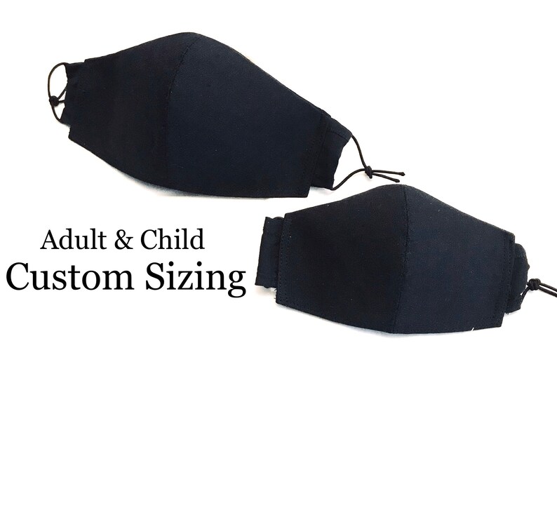 3 Layer FILTER fabric Mask Reusable fabric Face Masks & Etsy