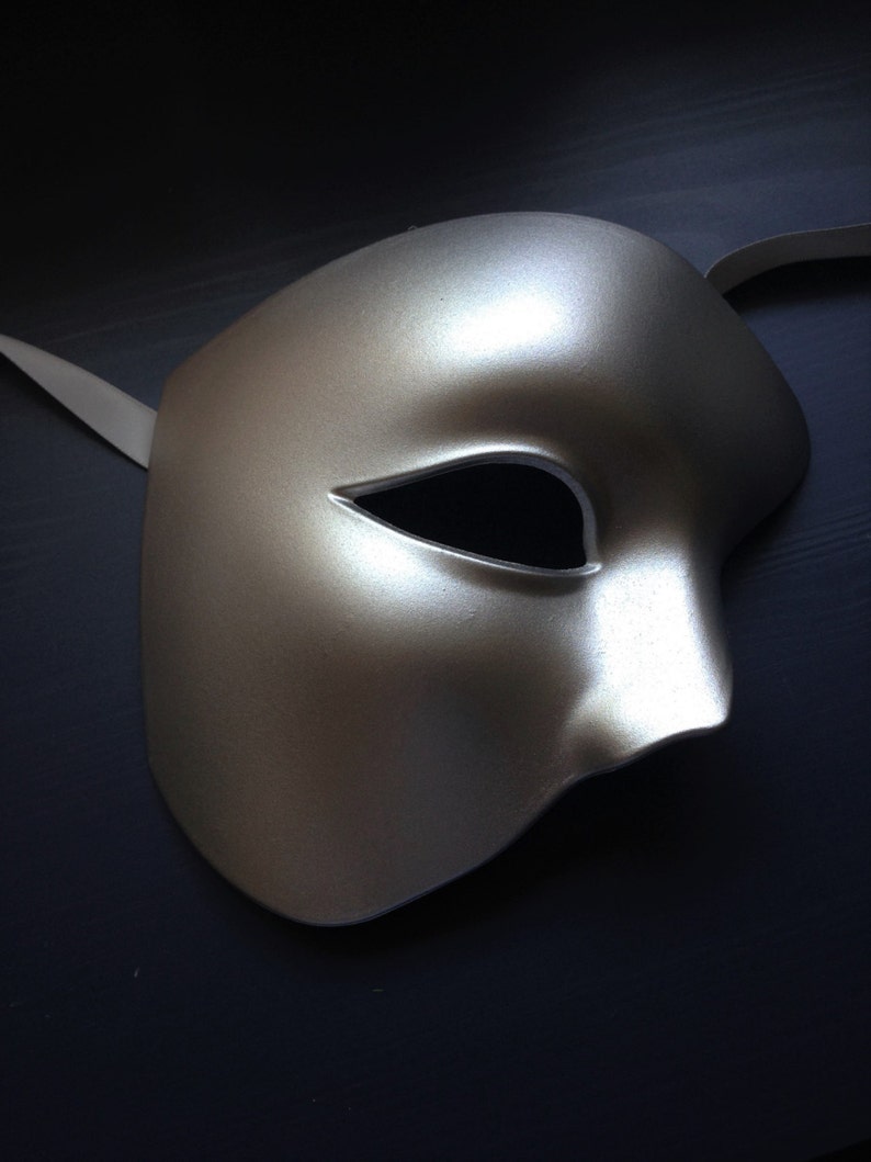Queerelele Phantom Maske - Venezianische Halbmaske Schwarz