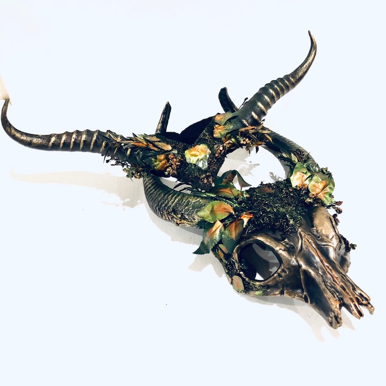 Ram Horn Priestess Headdress Pagan Ritual Forest Woodland - Etsy