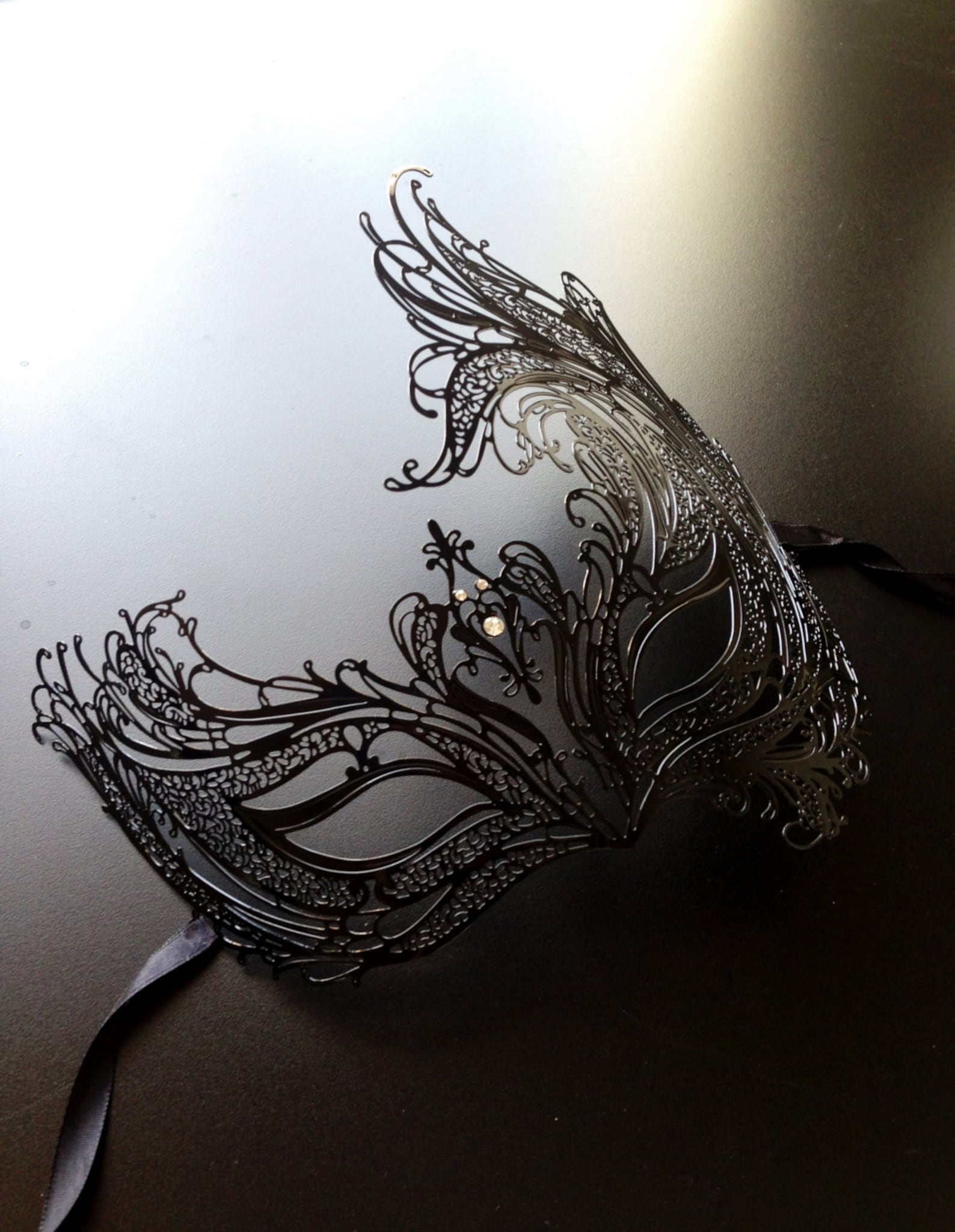 Swan Mask Swan halloween Mask Masquerade Mask Swan Metal | Etsy