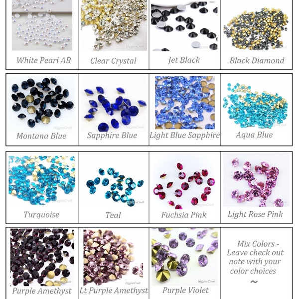 ADD RHINESTONES to your Masquerade Mask - 38 Colors to choose from!