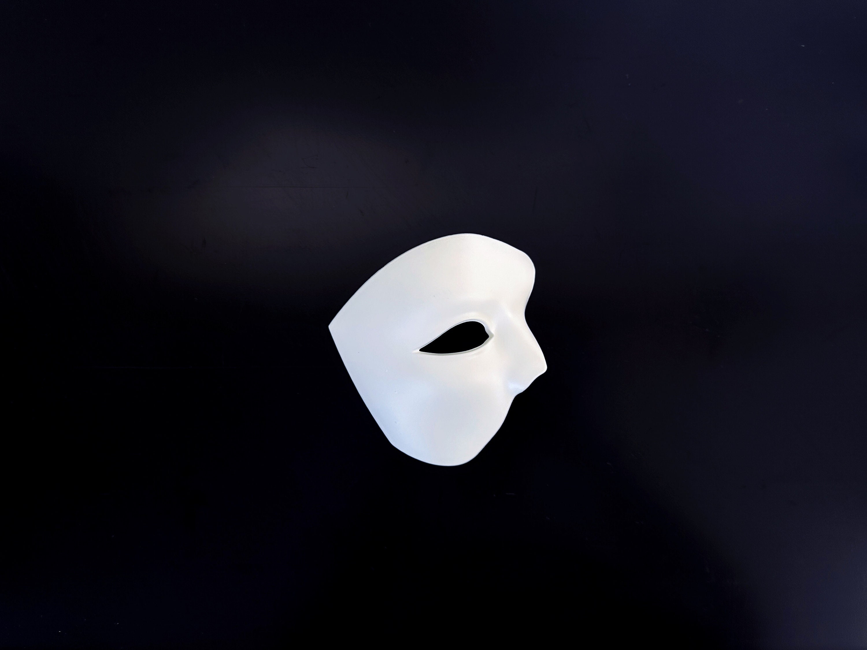 100 Pack White Paper Eye Masks, Plain Masquerade Mask Blank Masks Decorate  for