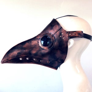Plague Doctor Mask - Copper/Black - Adult