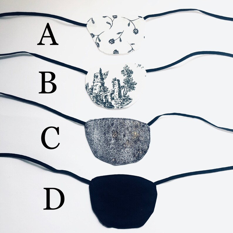 Simple Eye Patch CUSTOM SIZE Fabric Eyepatch 3 Layer Etsy