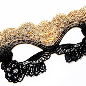 Unisex Gold Mask Bat Masked Ball Halloween Mask Masquerade Masks Lace Face Mask Gold or Custom painted