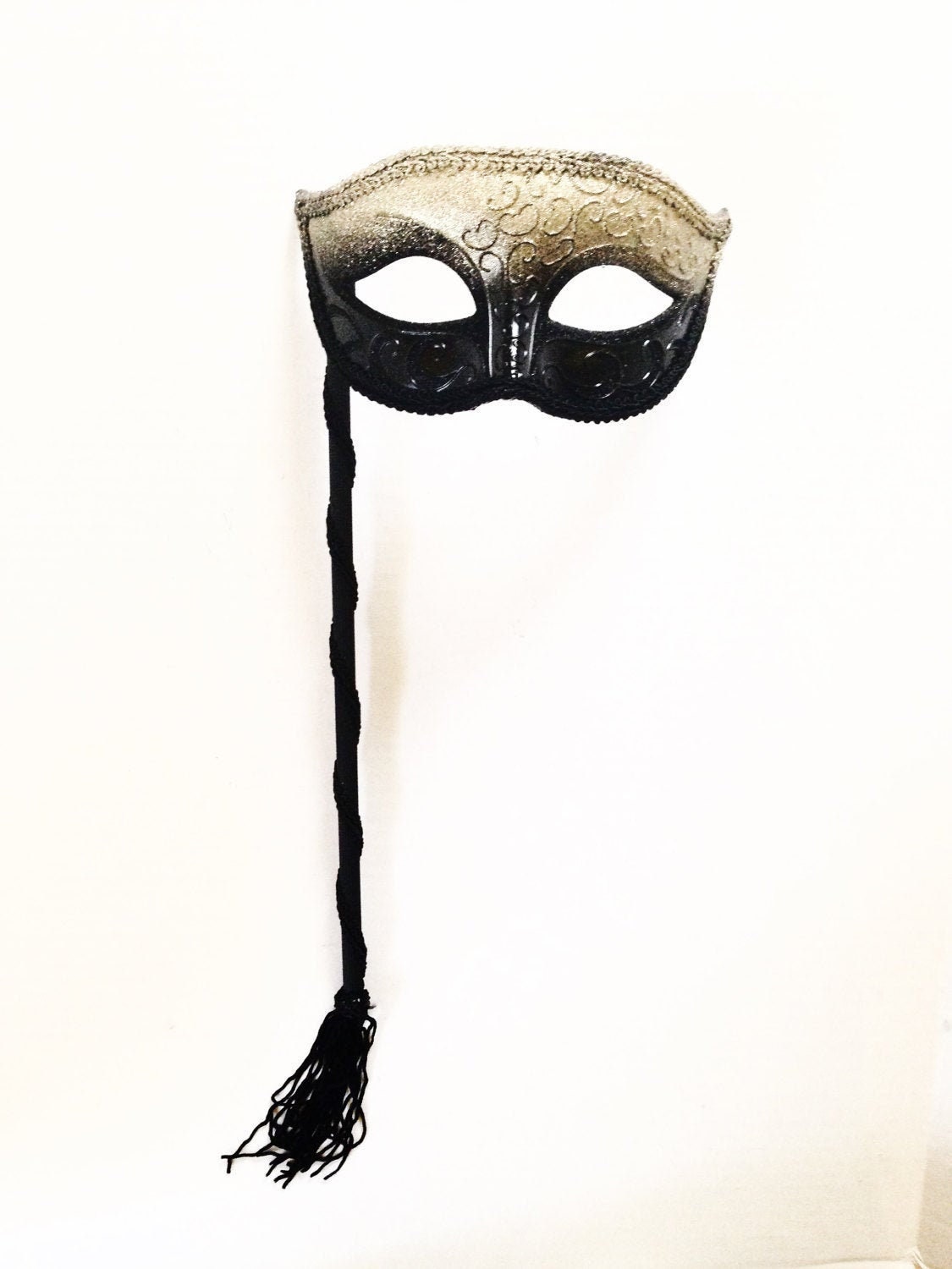 Masquerade mask men Mens handheld Stick Masks prom wedding Etsy