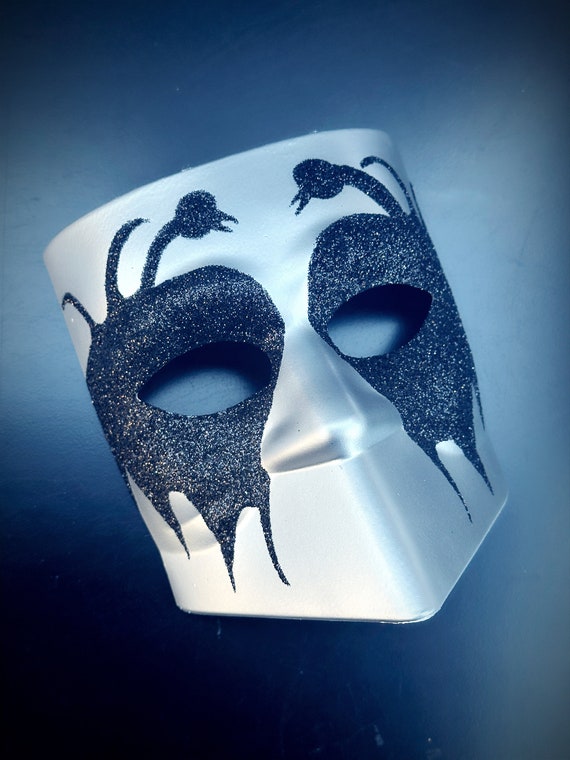 Schwarze Herren Masquerade Maske, Vollgesichtsmaske, Maskenkostüm,  Maskenball, venezianische Maske, Bauta-Maske - .de