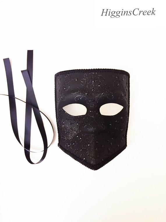 Filigree Design Bauta Mask For Men Embellished Masquerade Mens Etsy
