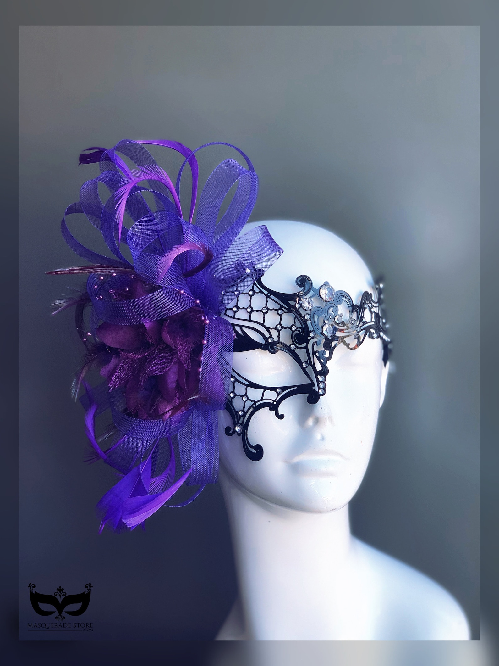 Popularity Masquerade Popular Black Feathers Masquerade Mask for Women - Etsy