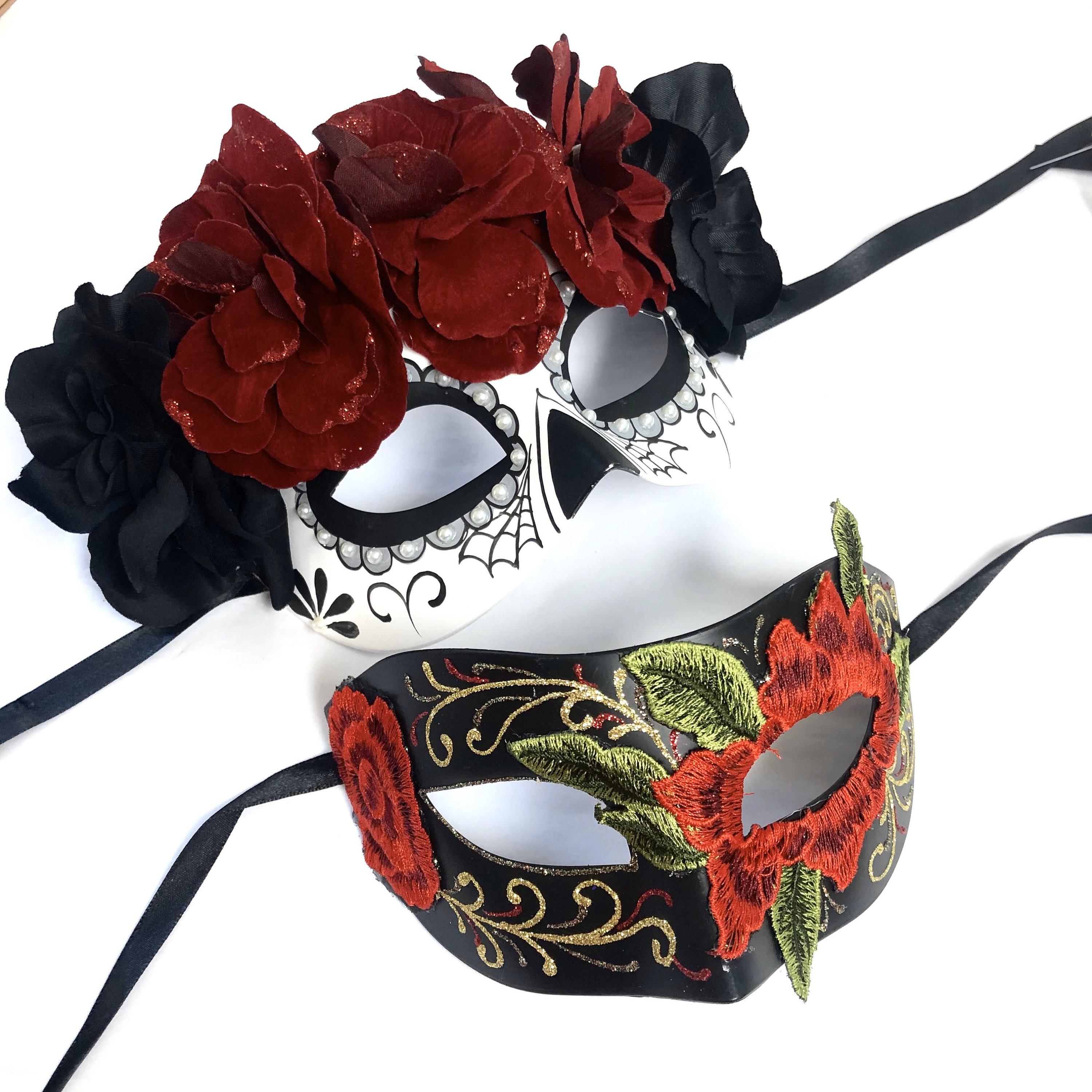 Burning Man, Frida Kahlo Headdress, Burgundy Rose Crown, Dia De Los Muertos, Halloween Headband - UK
