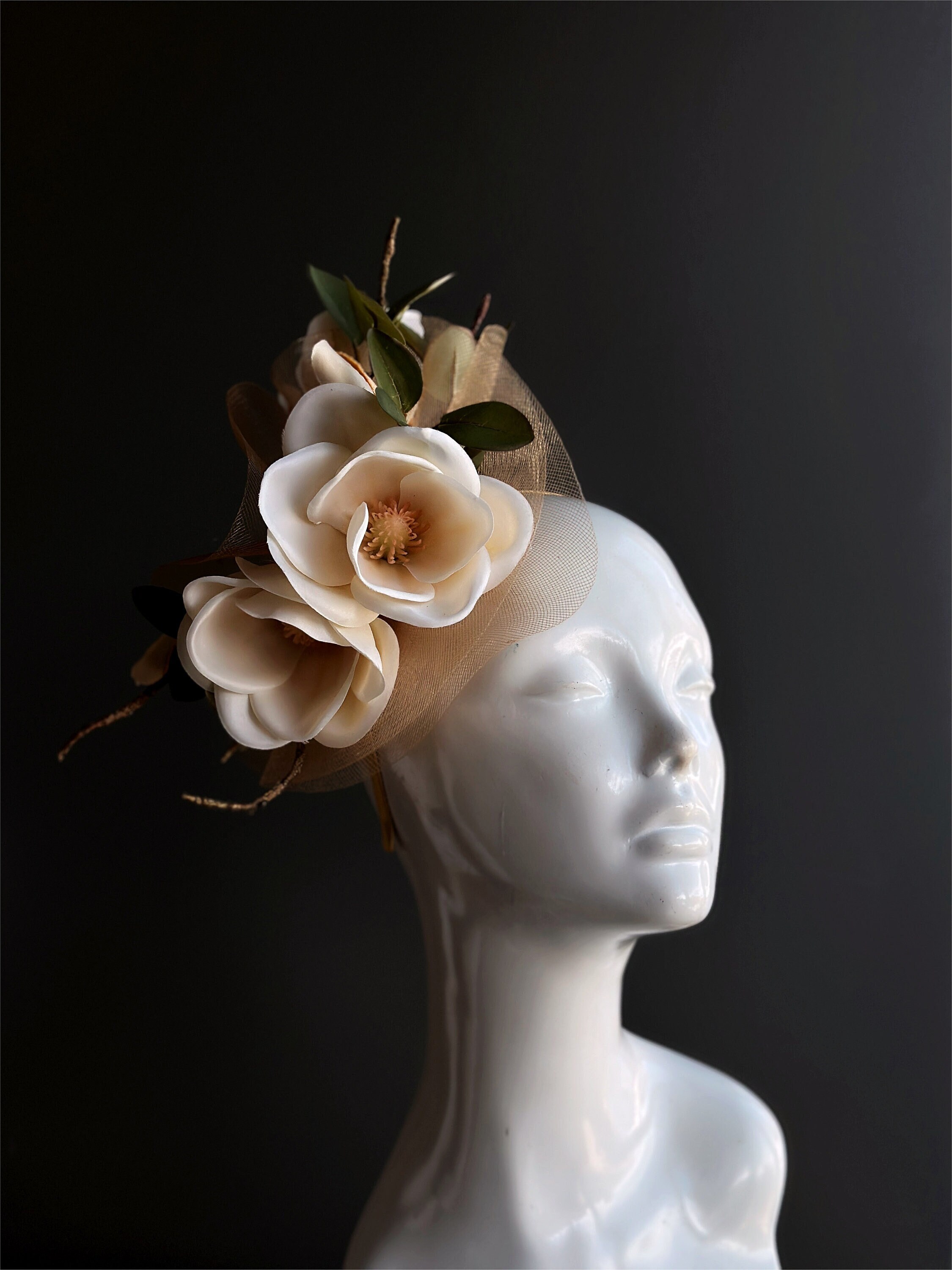 8698 Fascinators Flower Tea Party Hats For Women Fascinator Headband And Amazon.com: Fascinators Hats Women Tea Part? Headband  main image 3