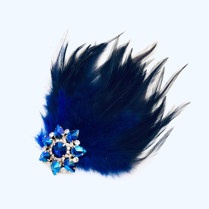 Pink feather hair clip pink feather headpieces shades of Etsy