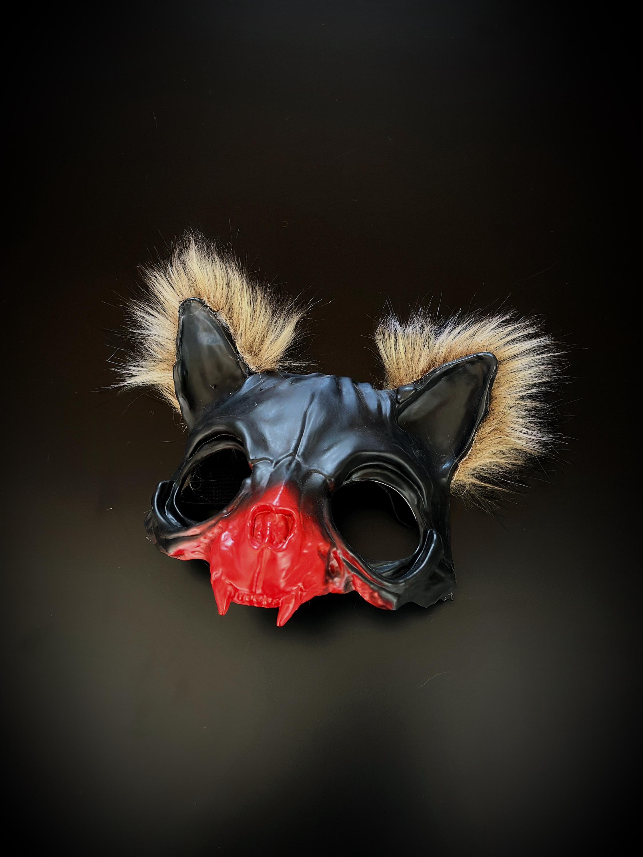 獣人マスク シリコン製 牙面具 ケモノ 仮面 コスプレ ハンドメイド 獣人マスク シリコン製 牙面具 ケモノ 仮面 コスプレ