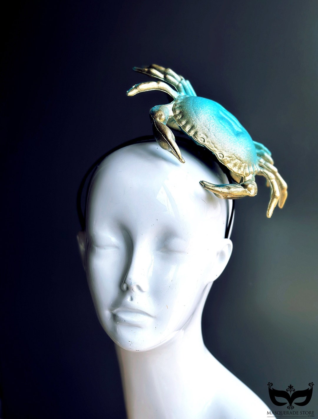 turquoise headpiece