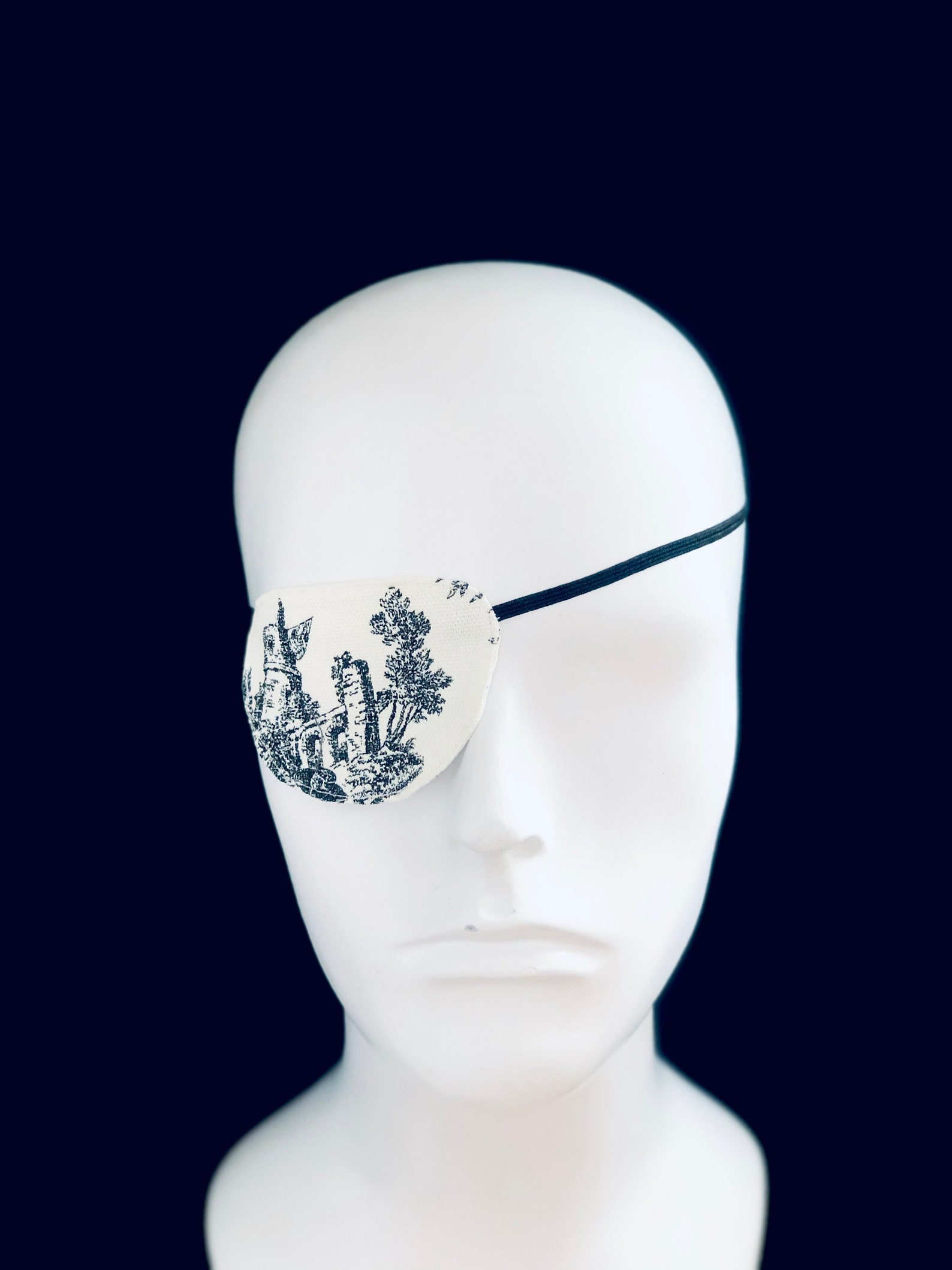 Simple Eye Patch CUSTOM SIZE Fabric Eyepatch 3 Layer Cotton Soft Fabric