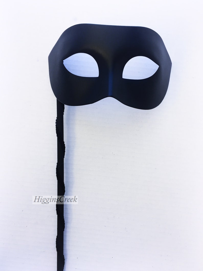 Mens Masquerade Masks Mens Mask on Stick Mens Half Face Etsy