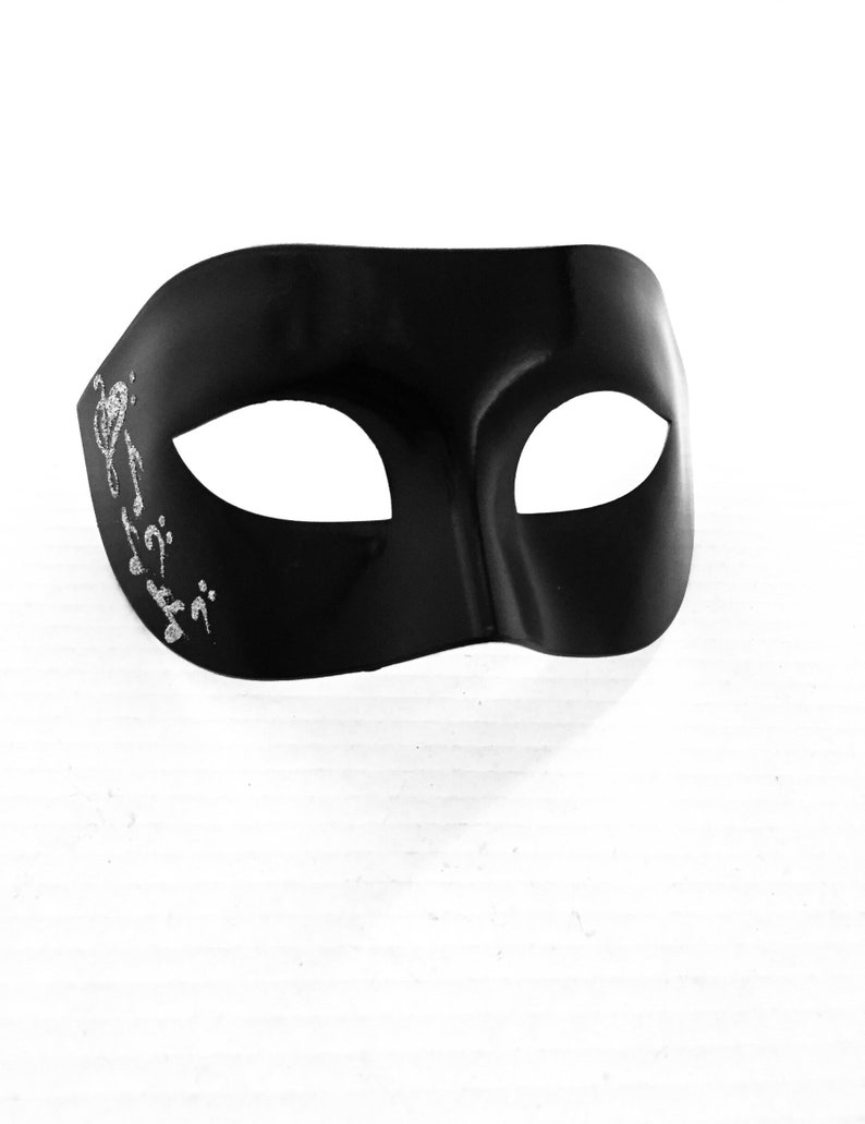 Musical notes Mens masquerade mask venetian Mardi Gras birthday wedding masks