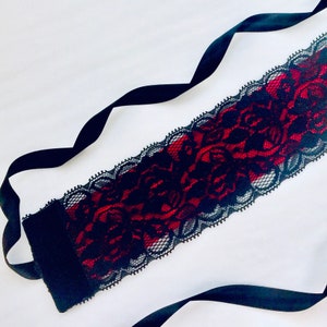 Lace Shade Cover Band Ribbon, Lace Blindfold Handcuffs