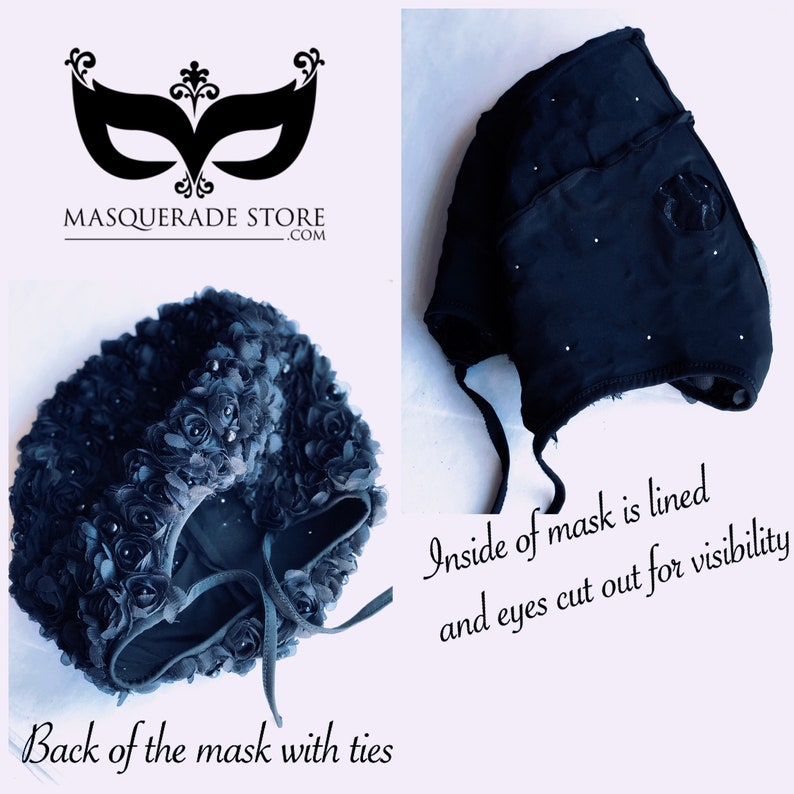 Floral Skull Mask Jewel Masquerade Mask Full Face Mask Cover Etsy