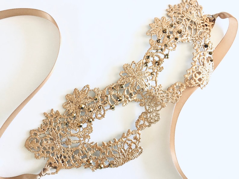 Gold women lace masquerade Mask Women Face Masks Mardi Gras Venetian mask by HigginsCreek