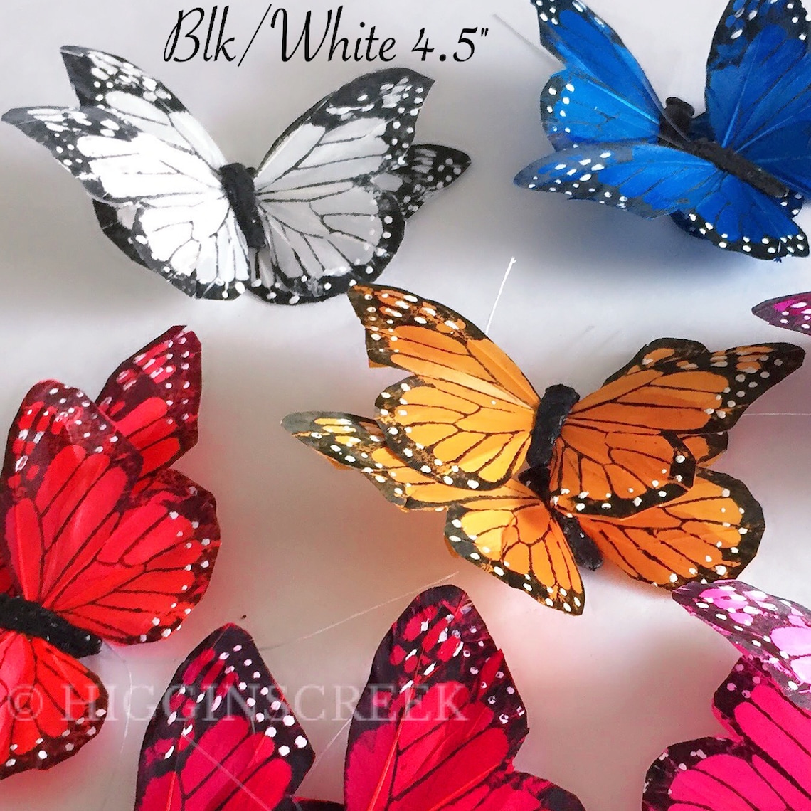 REALISTIC butterfly clips for hair Butterfly clips moving Etsy