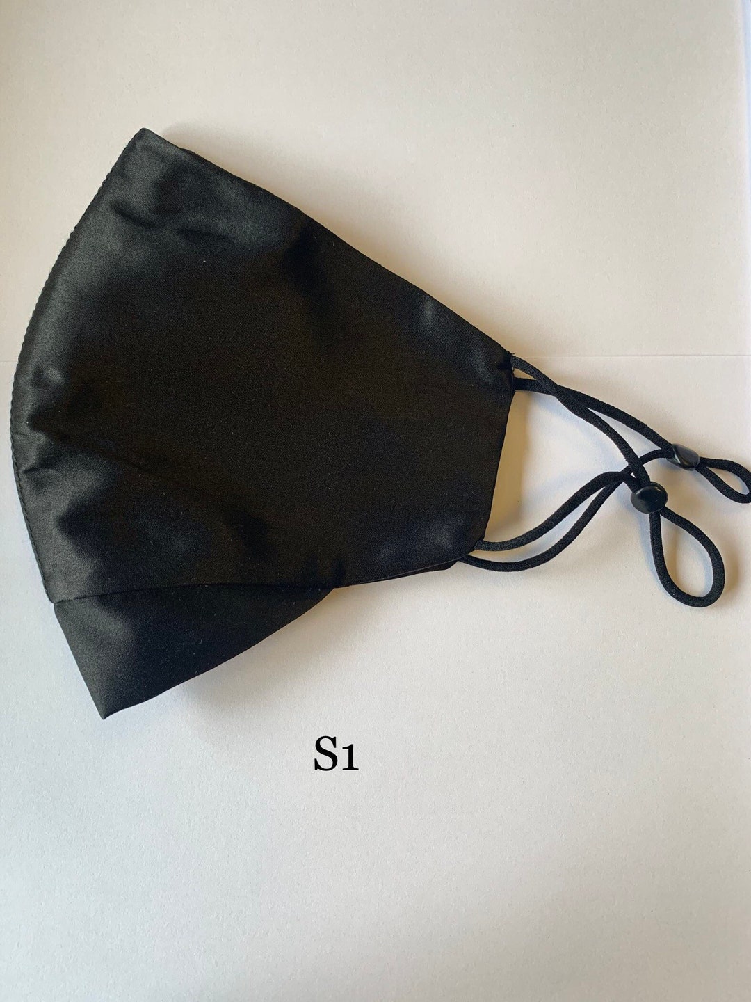 Black Silk Mask Silk Face Mask Women Luxury Fabric Face Mask Popular