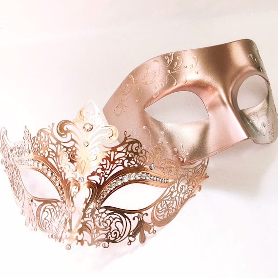 Filigree Metal Unisex Masquerade Ball Mask Costume Christmas New Year Eve Party 