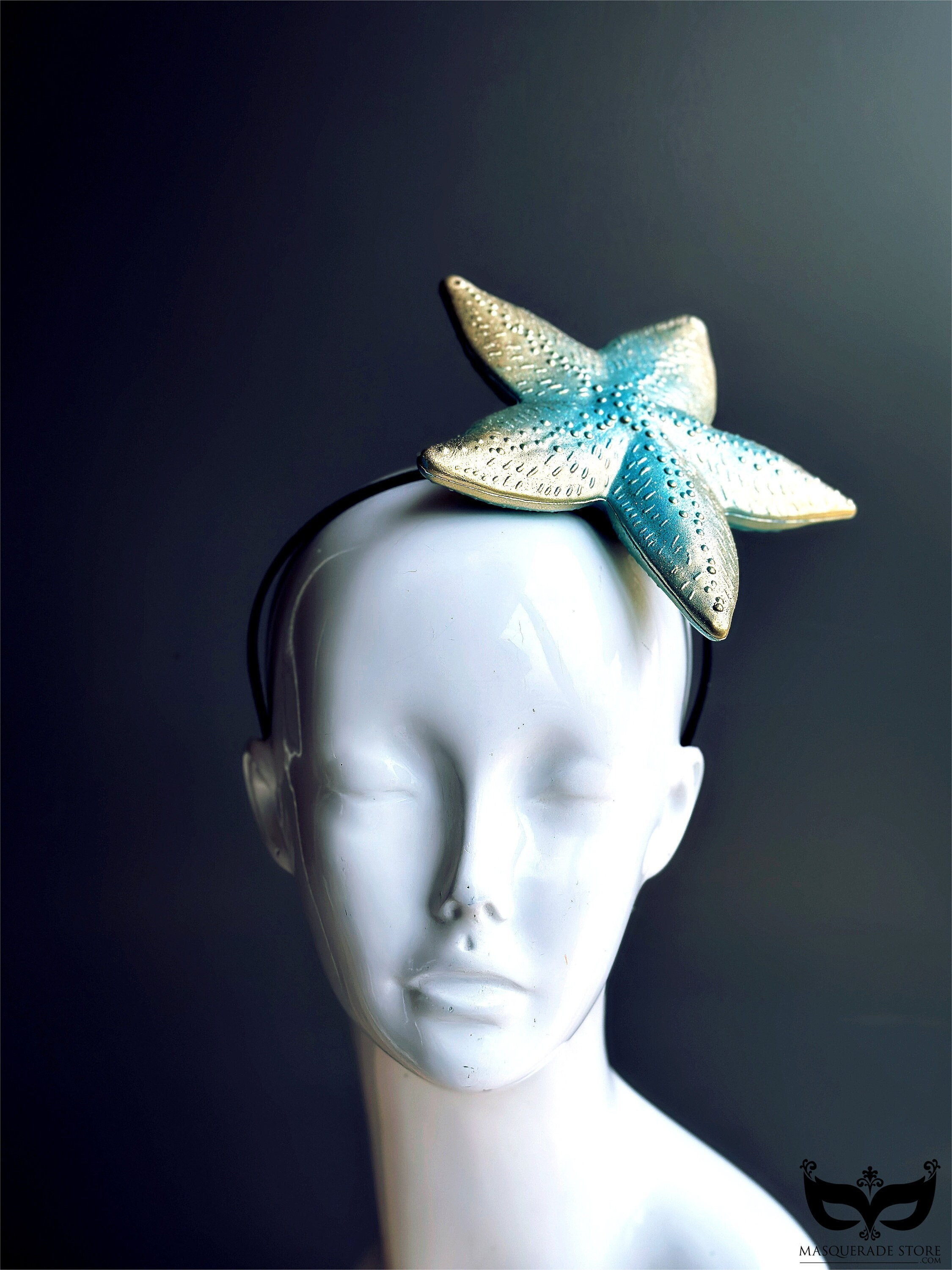 Star Fish Shell Hat Sea Creature Fascinator Hat, Starfish Fascinator, Seafood Festival - Etsy