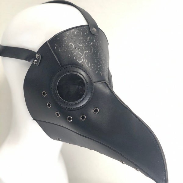Tunica del Dottore della Peste di Halloween Maschera della Peste Costume della Peste Mantello del Dottore della Peste Cappello del Dottore della Peste Bastone del Dottore della Peste Costume del Dottore della Peste