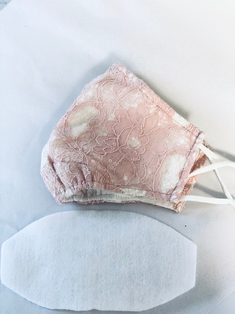 LUXURY Grey Beautiful Face Masks Fabric Face Mask / Filter Etsy