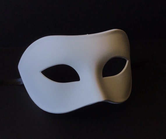 DIY masquerade masks - white DIY mask Blank mask base - bulk masquerade  masks white masquerade mask men women children - white blank mask