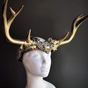 Forest Witch Antler Crown - Etsy display picture 2