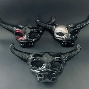 masquerade mask Halloween masks Bull Horn Mask Halloween Rodeo Mask Halloween Bull Mask Halloween horn mask Animal Mask