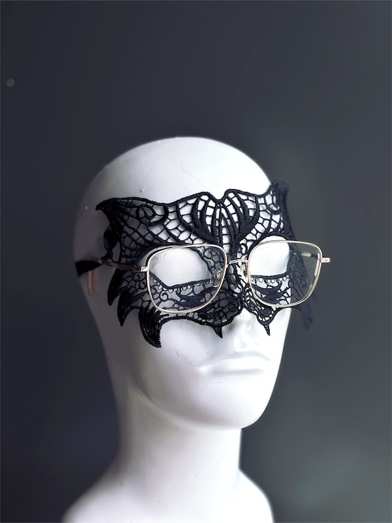 Máscara de león para hombre, máscara de encaje para fiesta de