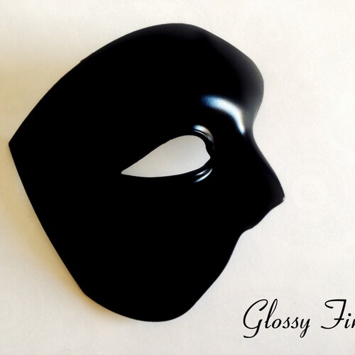 DIY Mens Masquerade Masks White Phantom of the Opera Mens Etsy