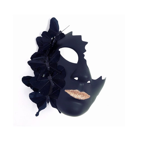 White Classic Phantom of the Opera Half Face Mask Masquerade