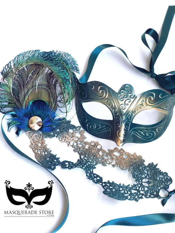 Set 3 Maschere In Pizzo Nero E Oro – Per Donna, Uomo, Coppie, Carnevali, Feste Veneziane E Balli In Maschera, Taglia Unica Con Lacci Regolabili