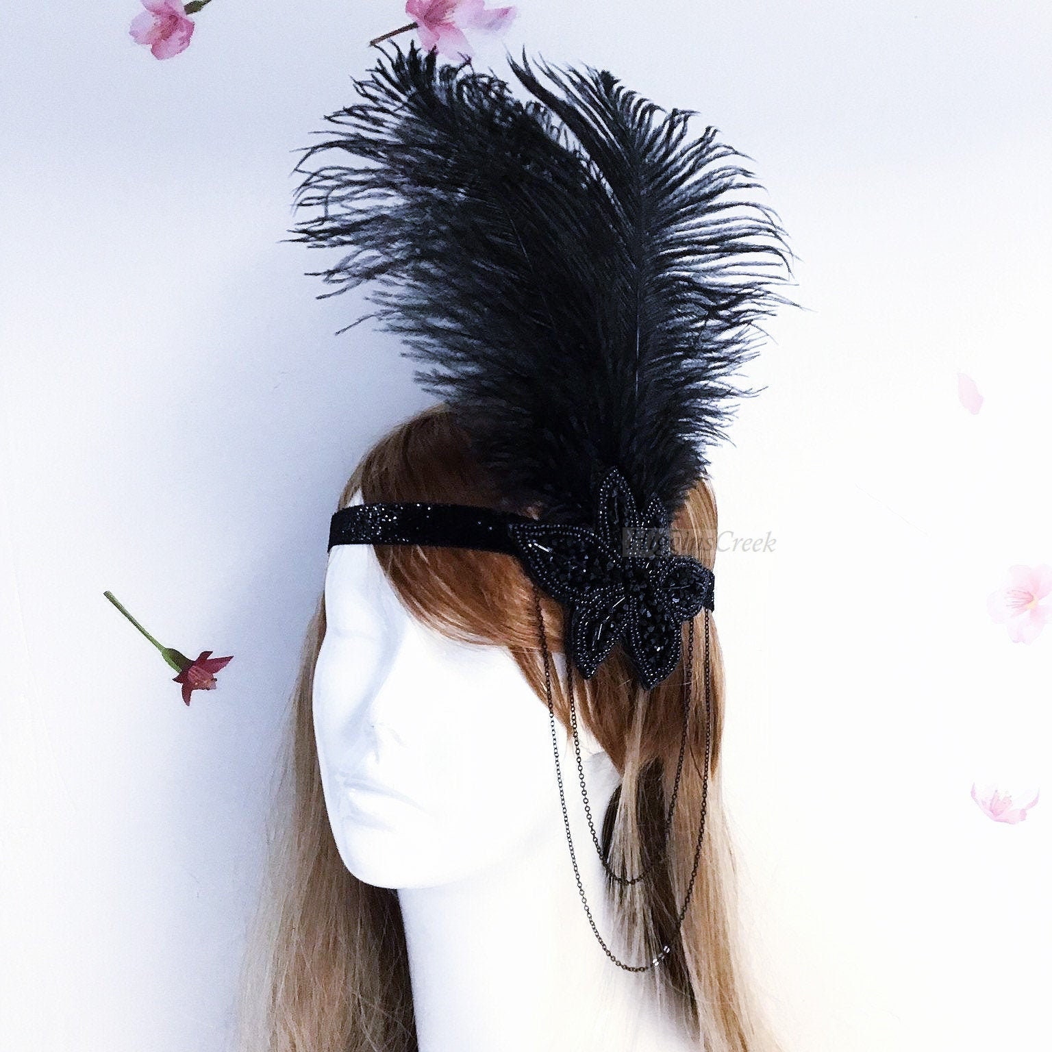 Unique Jazz Fest Headpiece – New One-of-a-Kind Music-Inspired Accessory! From bold prints to ornately decorated hats to small birds  main image 2