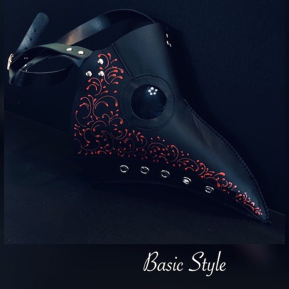 Plague doctor Mask Steampunk Plague Doctor Hat jackdaw Masquerade Mask halloween plague Doctor costume mask