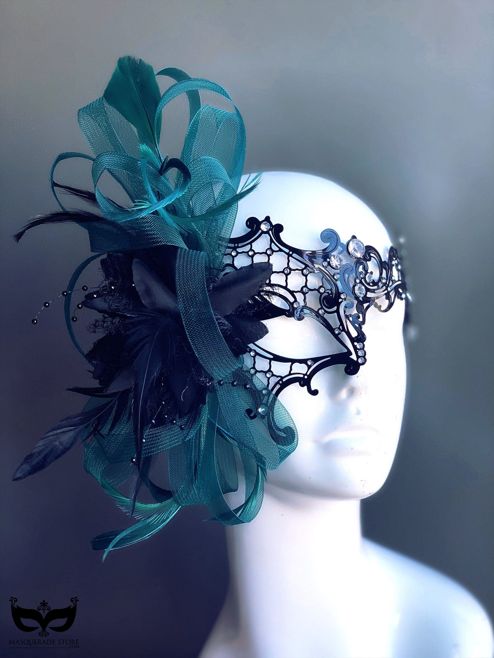 Popularity Masquerade Popular Black Feathers Masquerade Mask for Women - Etsy